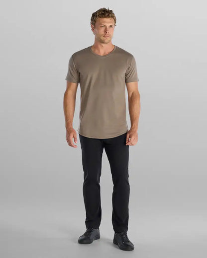 Drop-Cut V-Neck: BYLT Signature