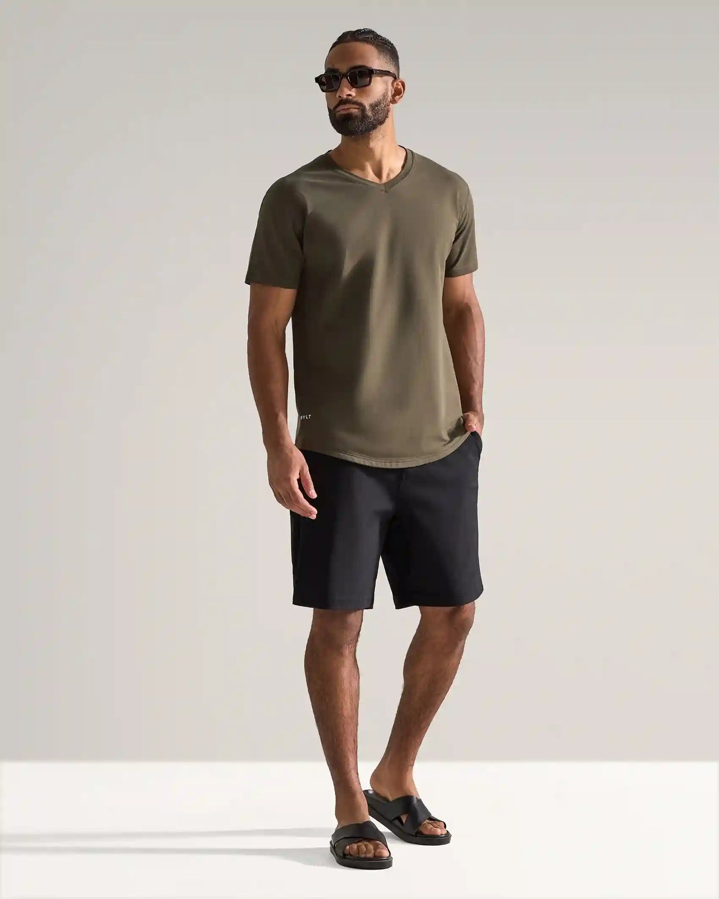 Drop-Cut V-Neck: LUX