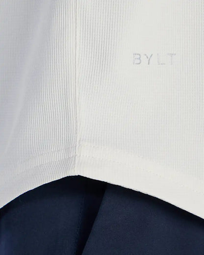 Adaptive Micro Waffle Short Sleeve Drop-Cut