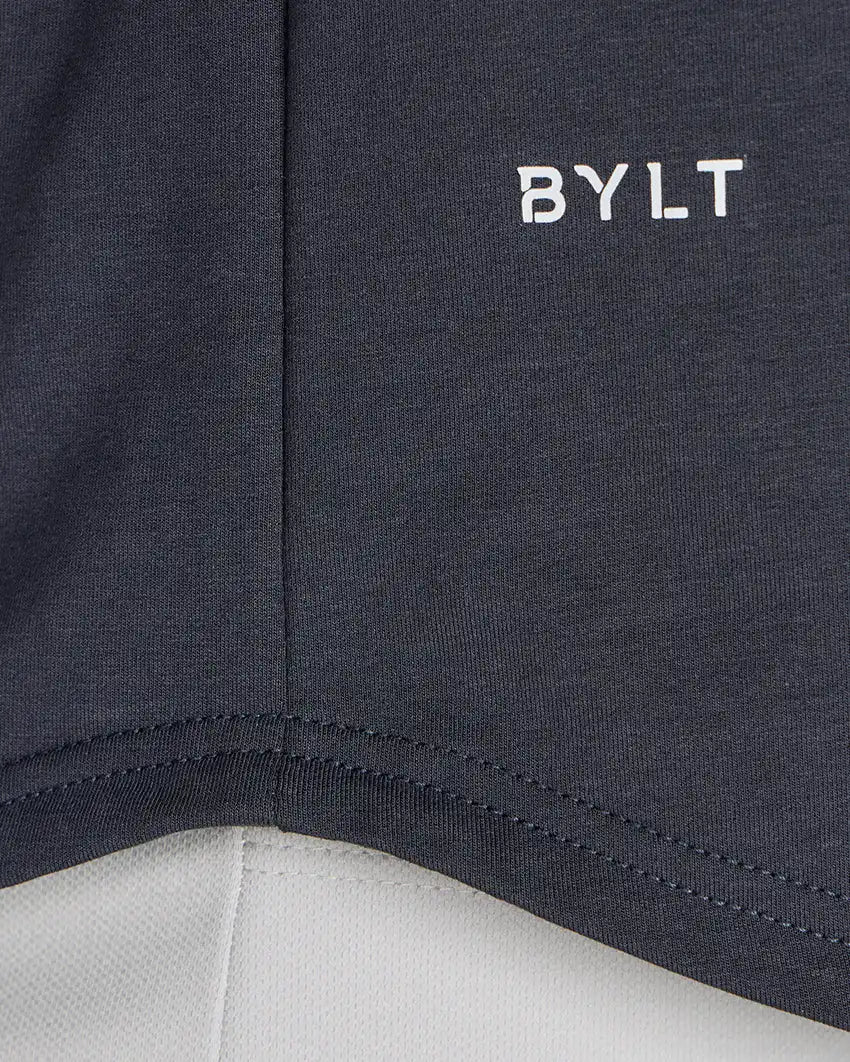 Hooded Drop-Cut Long Sleeve