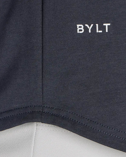Hooded Drop-Cut Long Sleeve