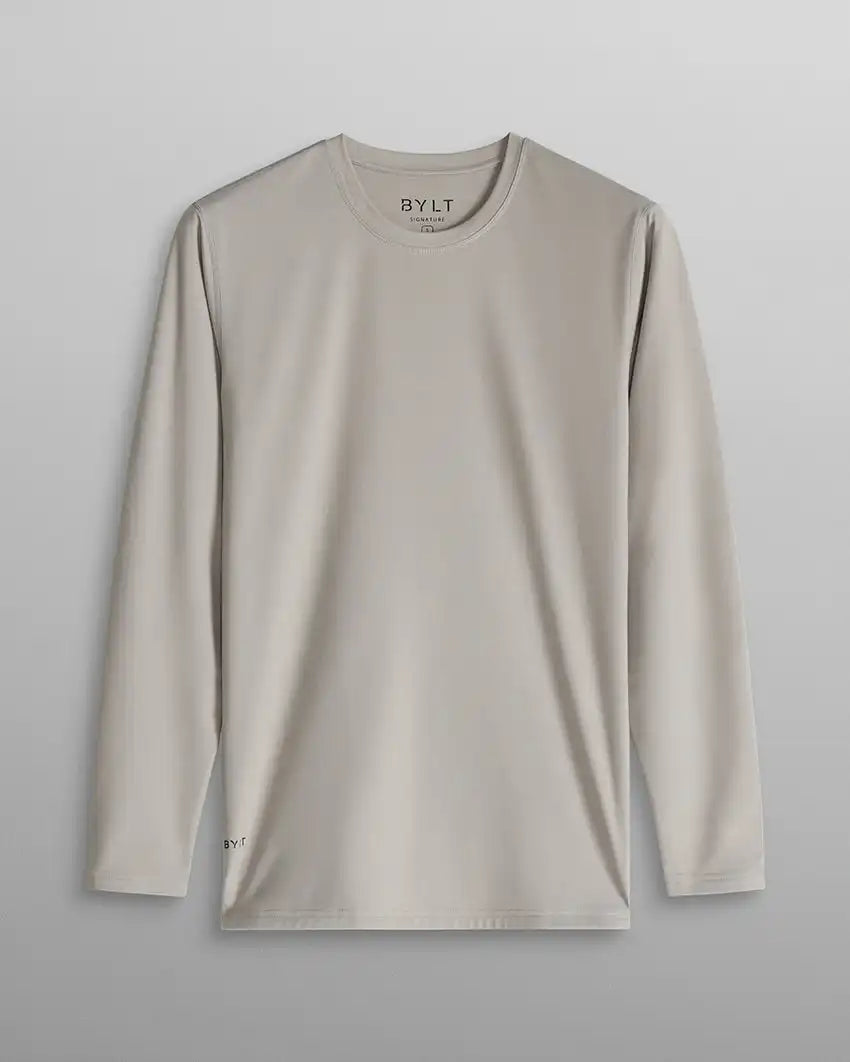 Long Sleeve: BYLT Signature Split Hem