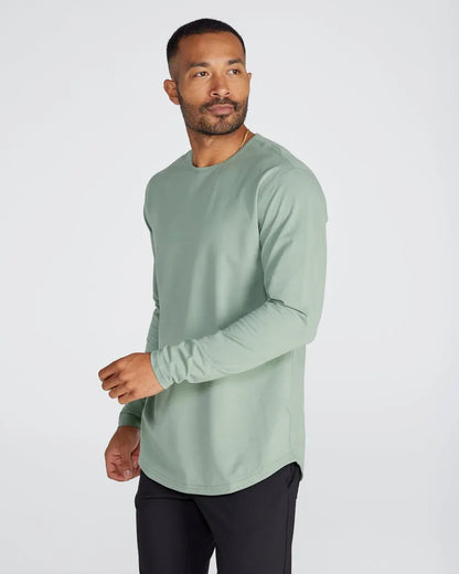 Drop-Cut Long Sleeve: BYLT Signature