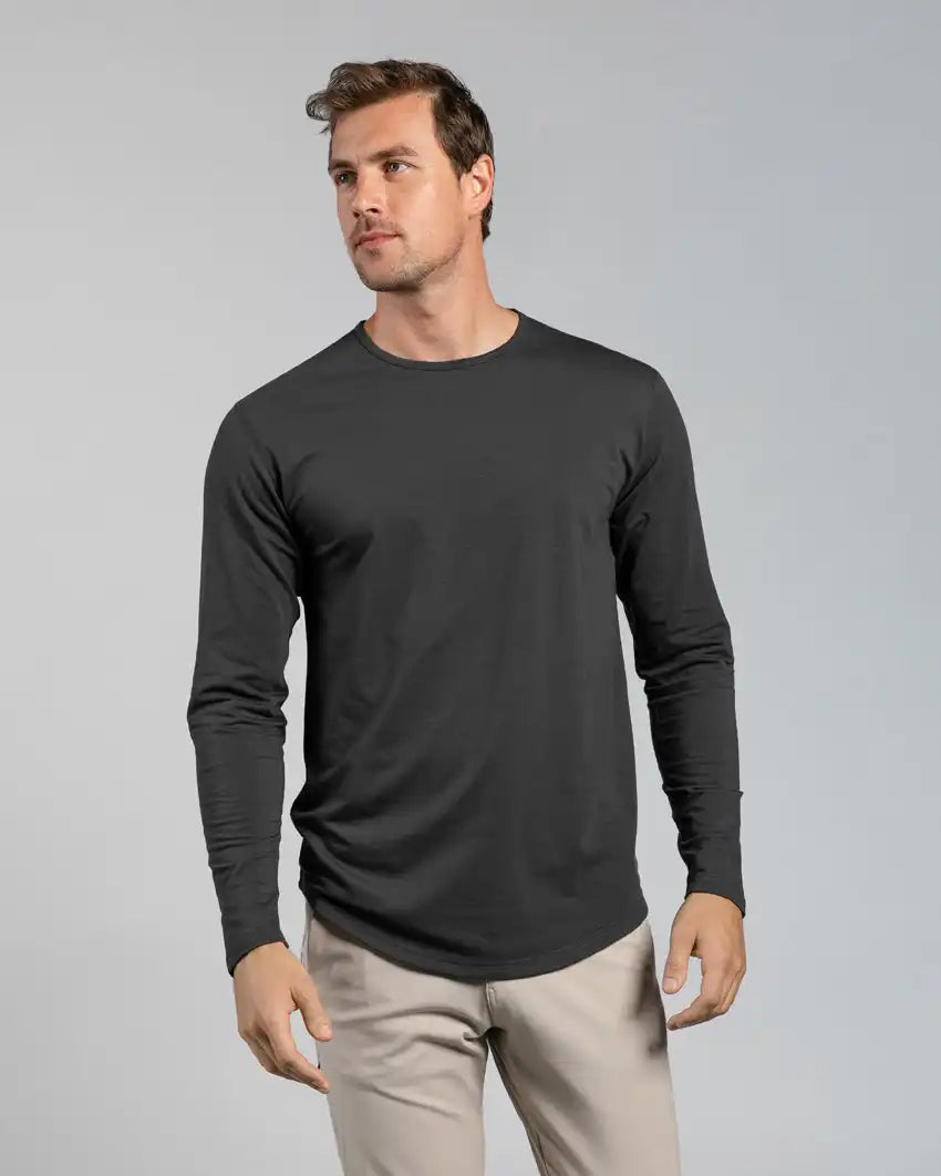 Drop-Cut Long Sleeve: BYLT Signature