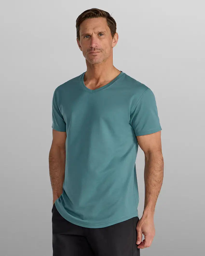 Drop-Cut V-Neck: BYLT Signature
