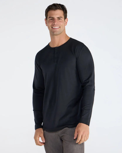 Cotton Long Sleeve Henley