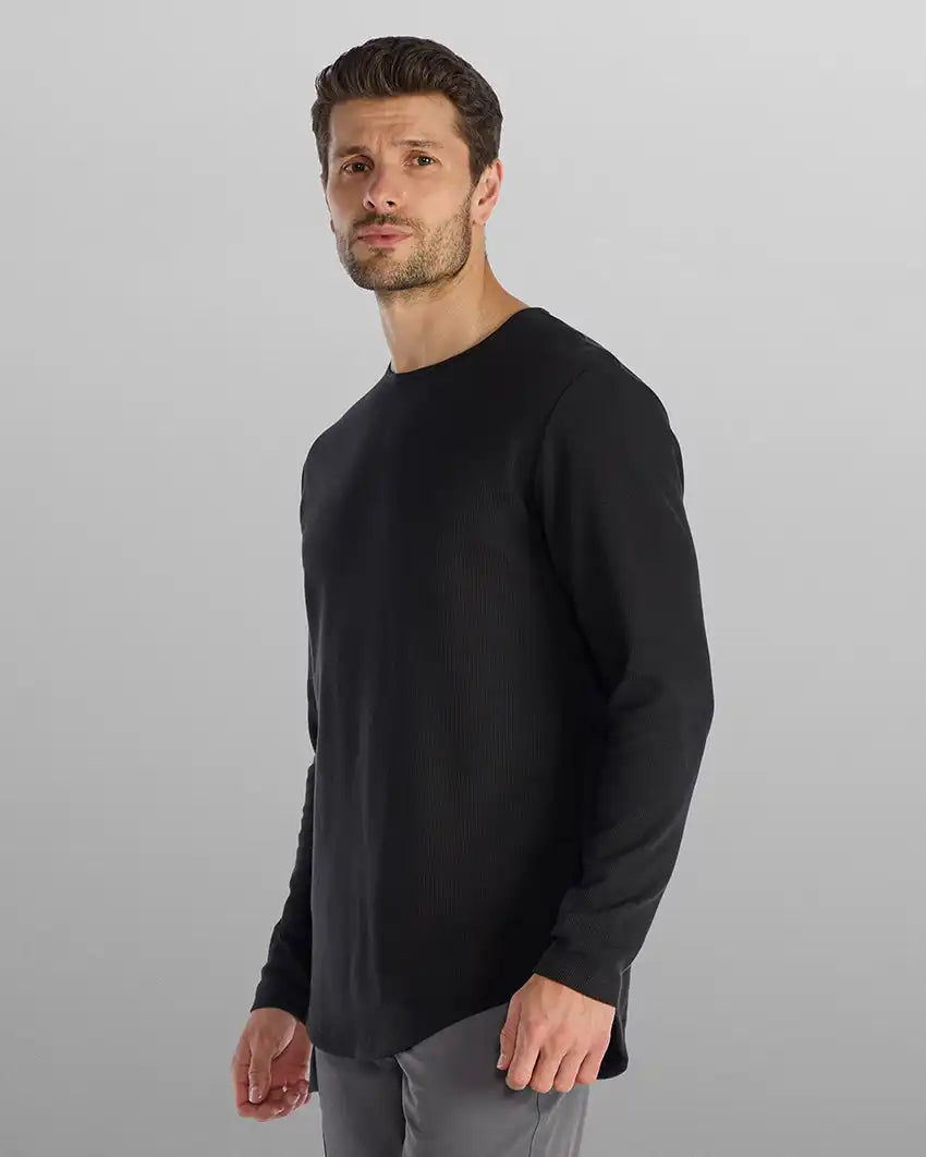 Thermal Drop-Cut Long Sleeve
