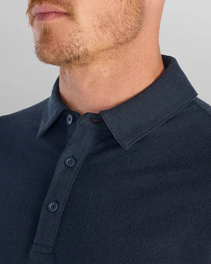 Slub Split Hem Polo
