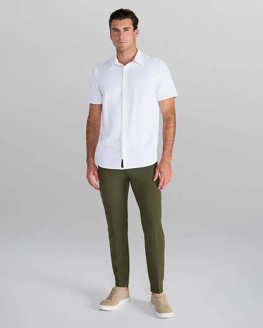 Seersucker Short Sleeve Button Down