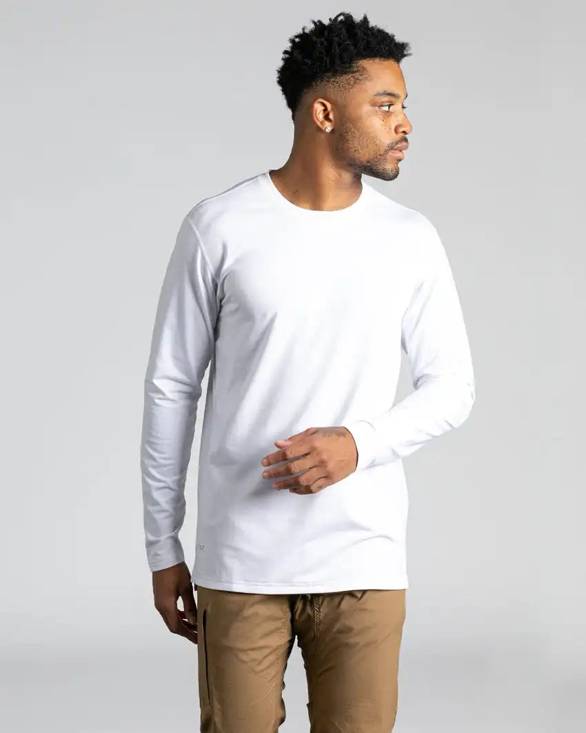 Long Sleeve: BYLT Signature Split Hem