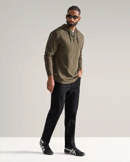Drop-Cut: LUX Hooded Henley