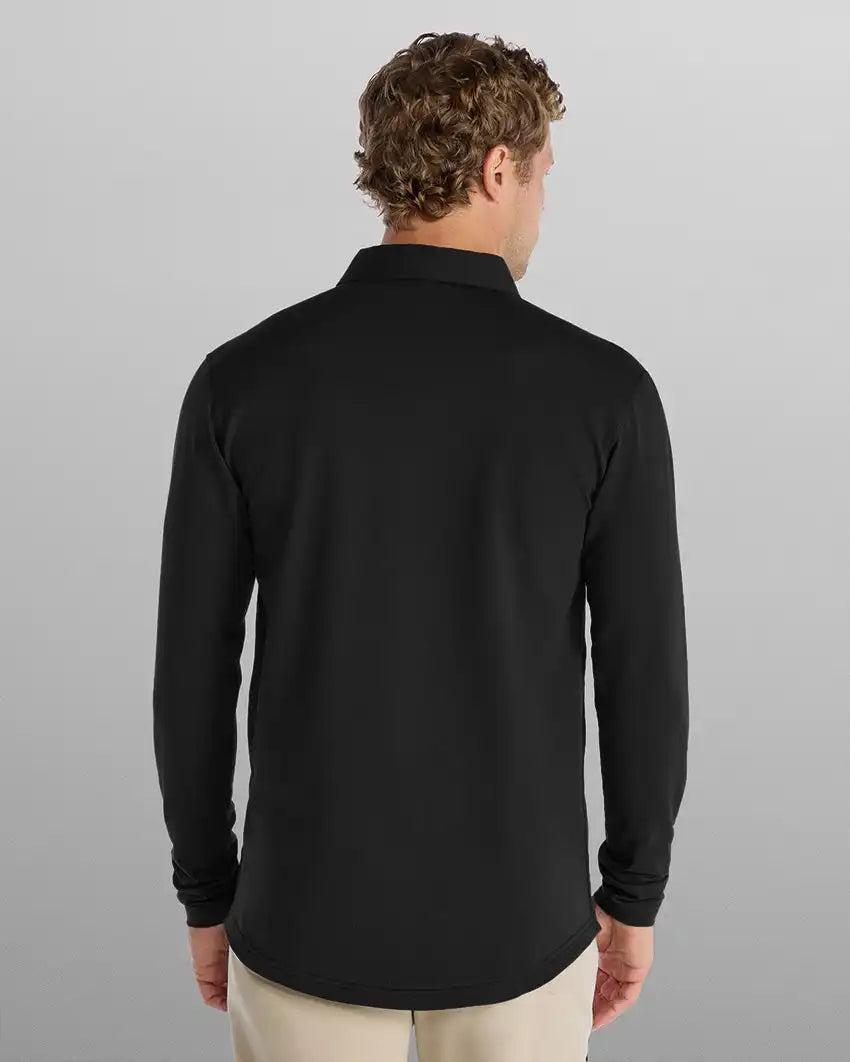 Drop-Cut Long Sleeve: LUX Polo