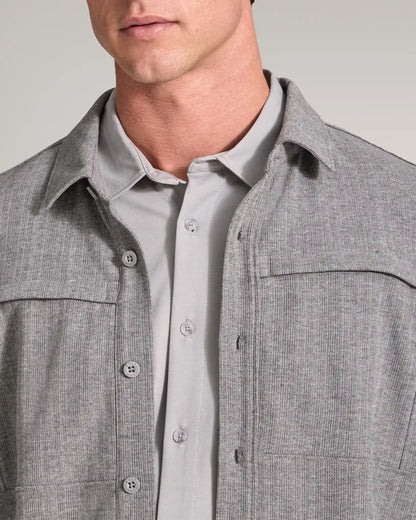 Framework Textured Knit Overshirt