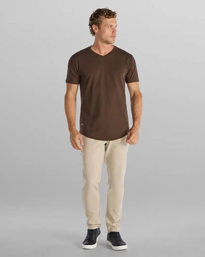 Drop-Cut V-Neck: LUX