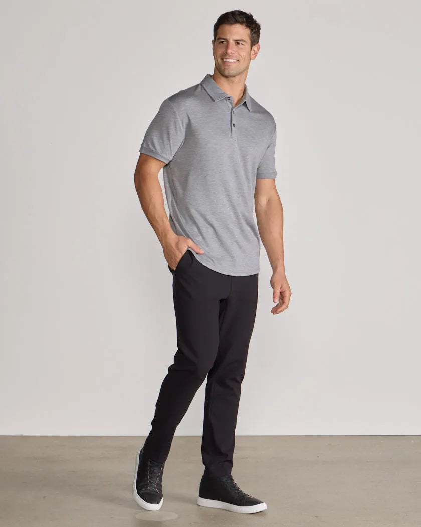 Comfort Wool Short Sleeve Polo