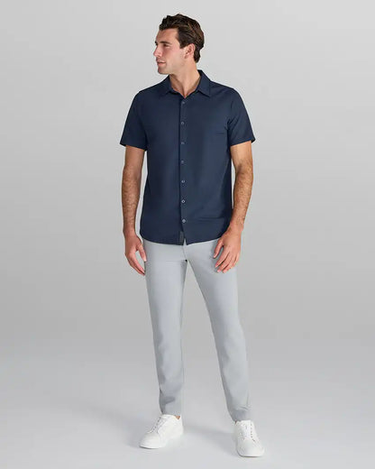 Seersucker Short Sleeve Button Down