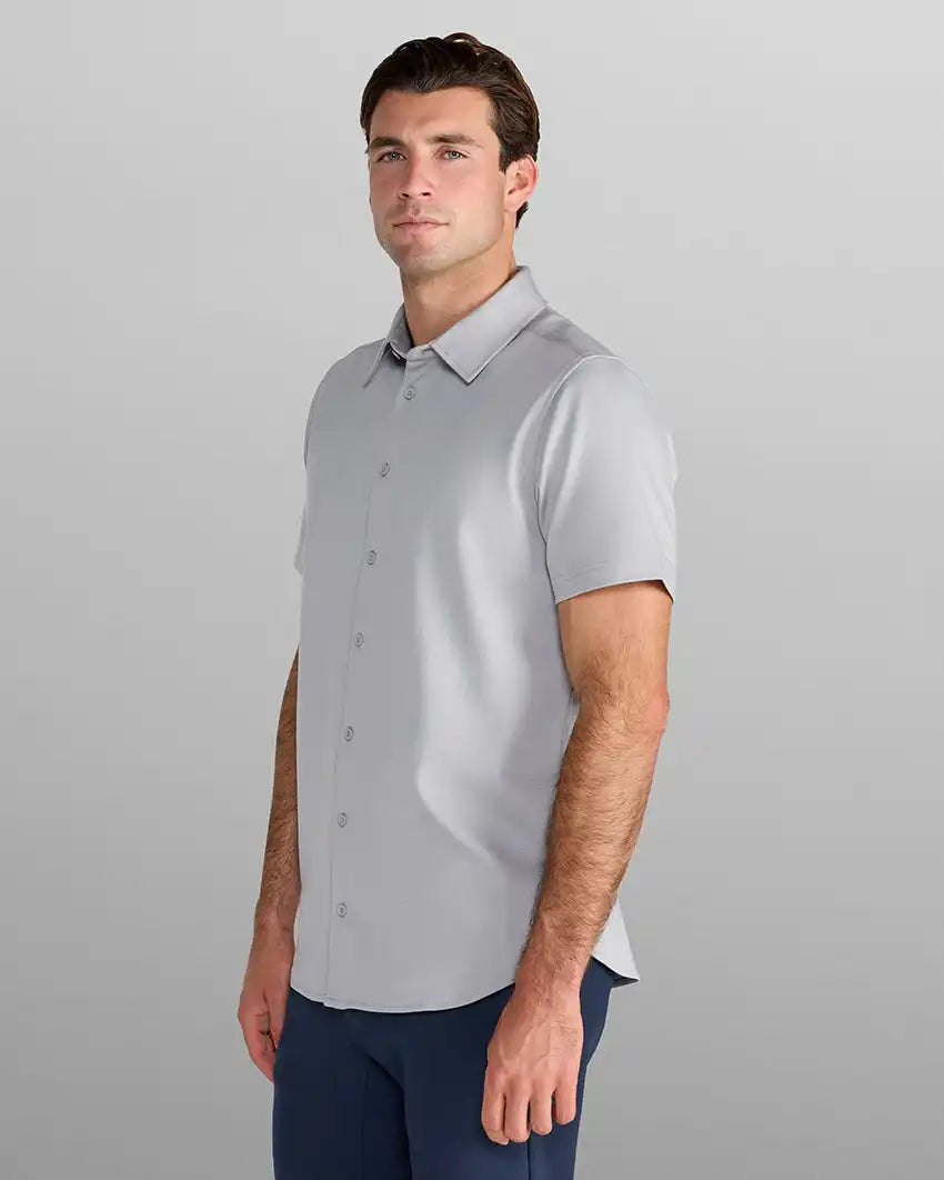 SoftBlend Short Sleeve Button Down