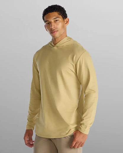 Hooded Drop-Cut Long Sleeve