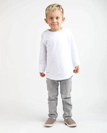 Kid's Drop-Cut Long Sleeve: LUX