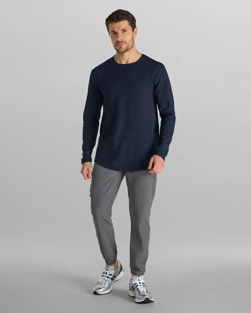 Thermal Drop-Cut Long Sleeve
