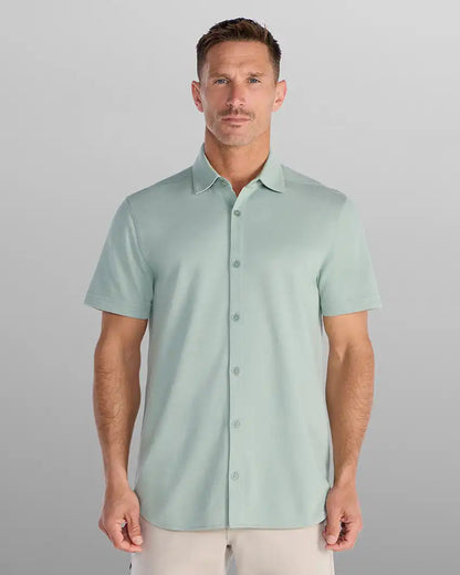 Bayside Oxford Short Sleeve Button Down