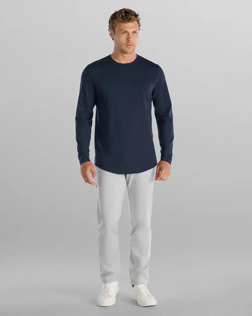 Everyday Long Sleeve Drop-Cut