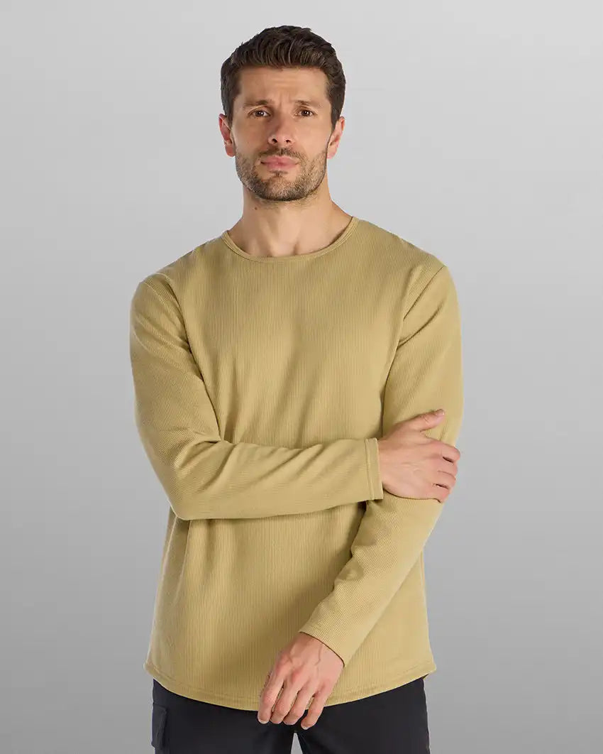 Thermal Drop-Cut Long Sleeve