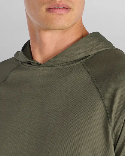Adaptive Micro Waffle Hooded Drop-Cut