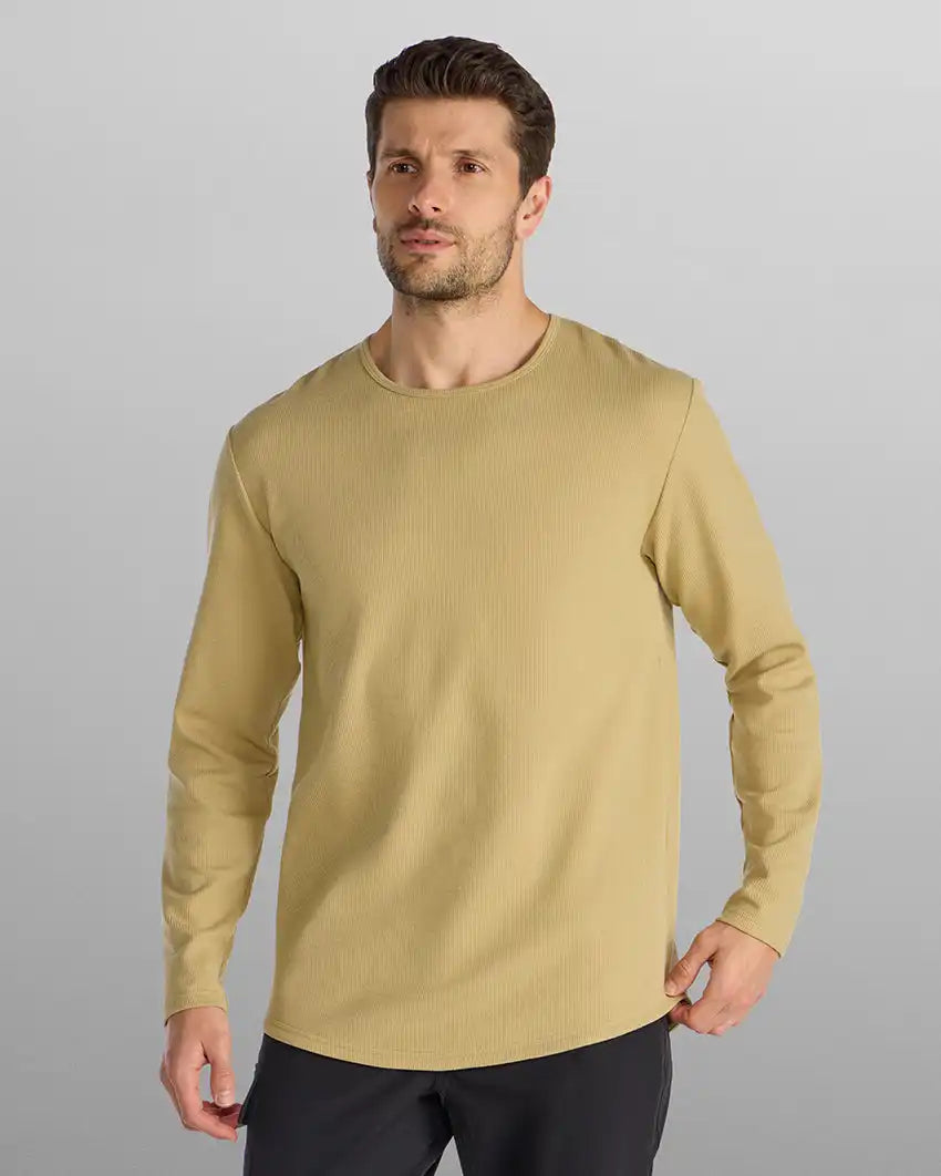 Thermal Drop-Cut Long Sleeve