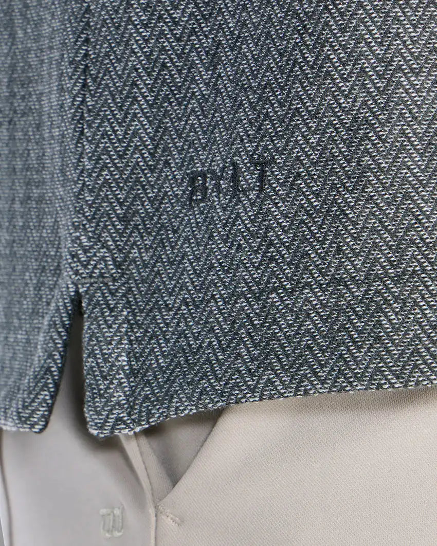 Brushed Herringbone Box Tee