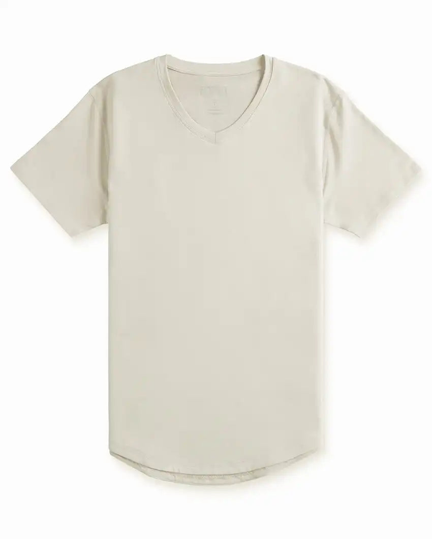 Drop-Cut V-Neck: LUX