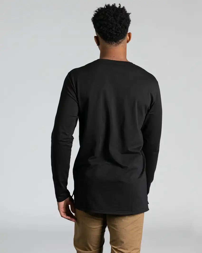 Long Sleeve: BYLT Signature Split Hem