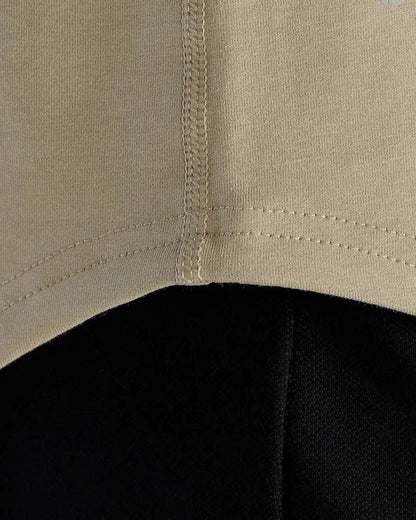 Henley Drop-Cut Long Sleeve: LUX