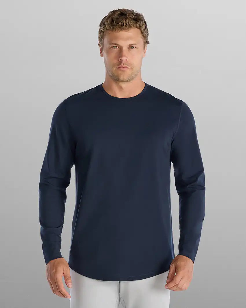 Everyday Long Sleeve Drop-Cut