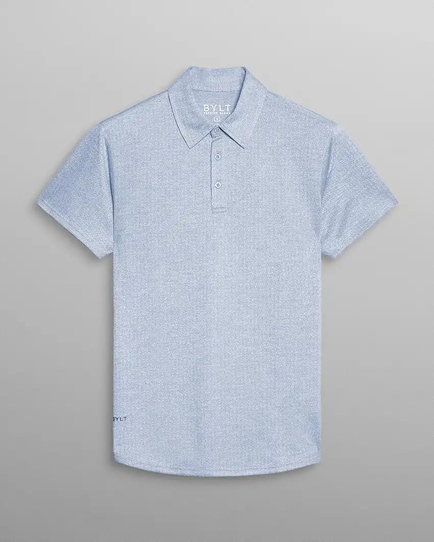 Heather Printed Polo