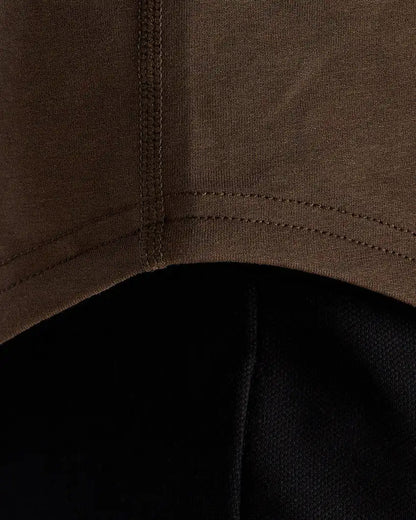 Henley Drop-Cut Long Sleeve: LUX