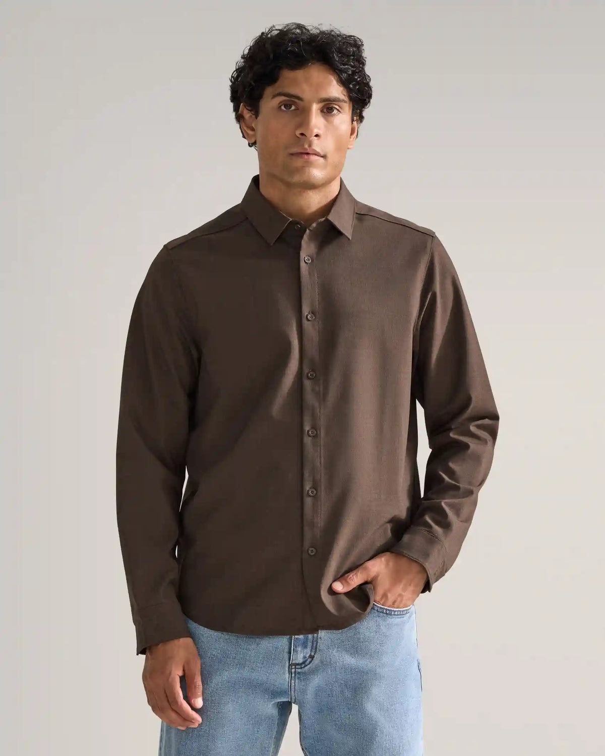 Executive Hatchweave Classic Fit Button Down