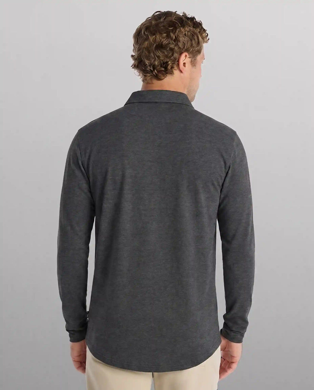 Drop-Cut Long Sleeve: LUX Polo