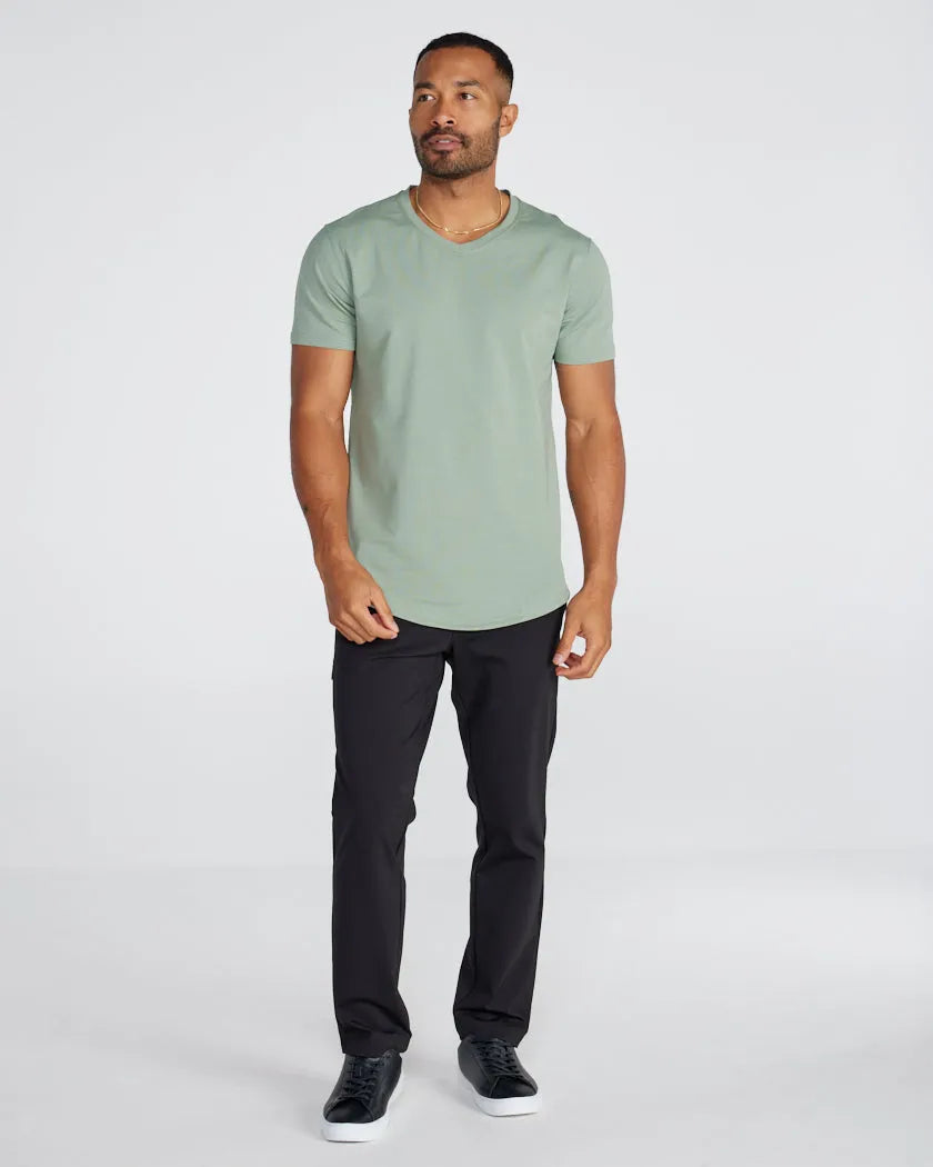 Drop-Cut V-Neck: LUX