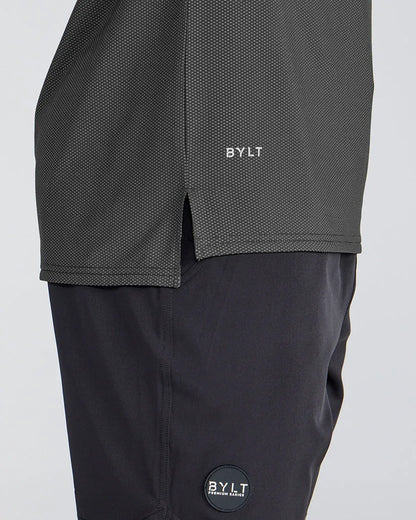 Pulse Short Sleeve Split Hem