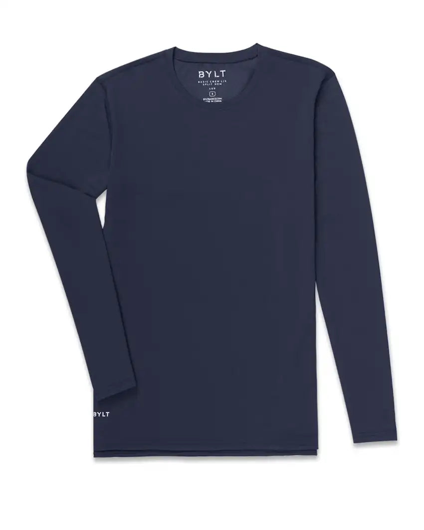 Long Sleeve: BYLT Signature Split Hem