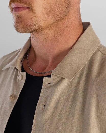 Back to Basics Linen Long Sleeve Button Down