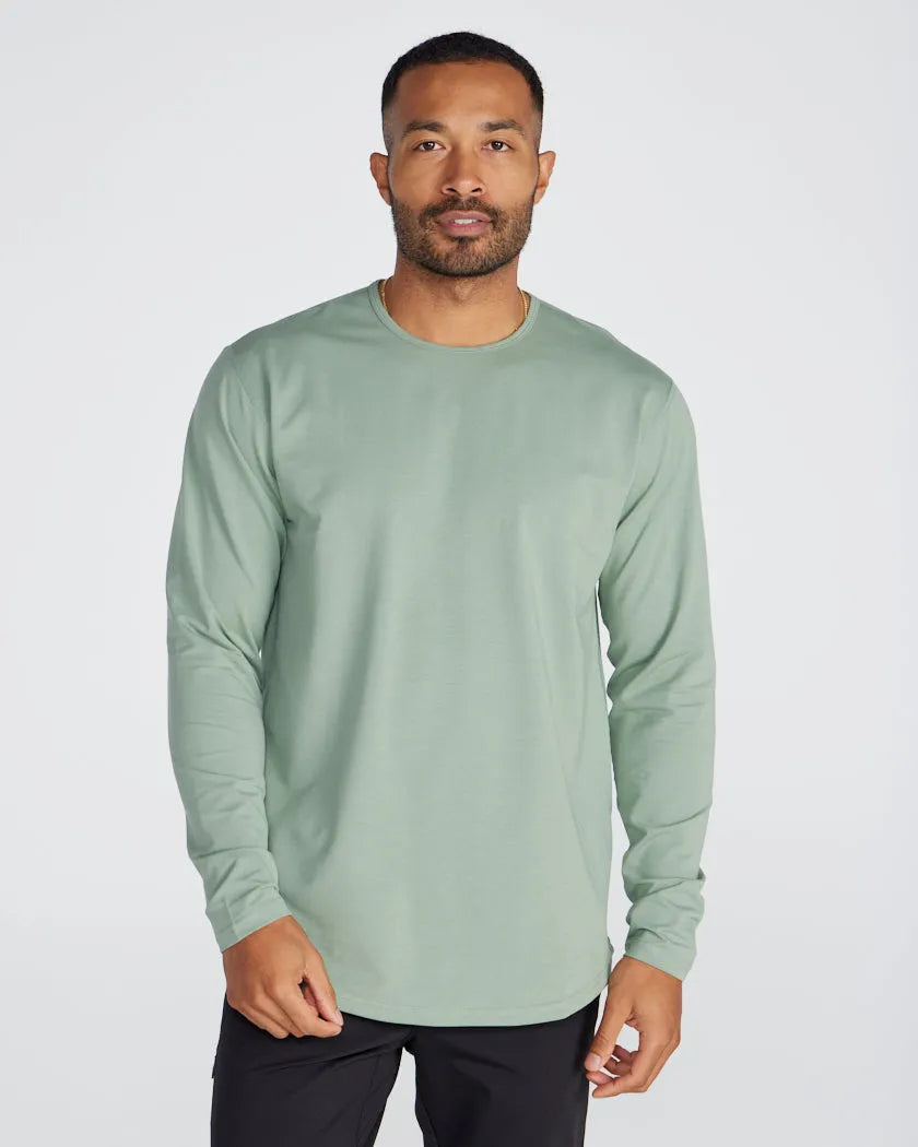 Drop-Cut Long Sleeve: BYLT Signature