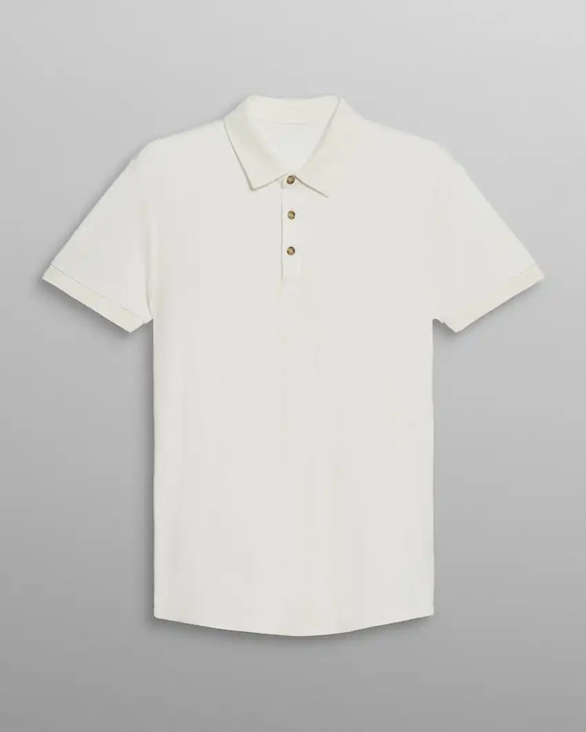 Comfort Wool Short Sleeve Polo