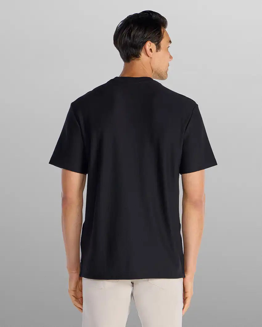 Brushed Herringbone Box Tee