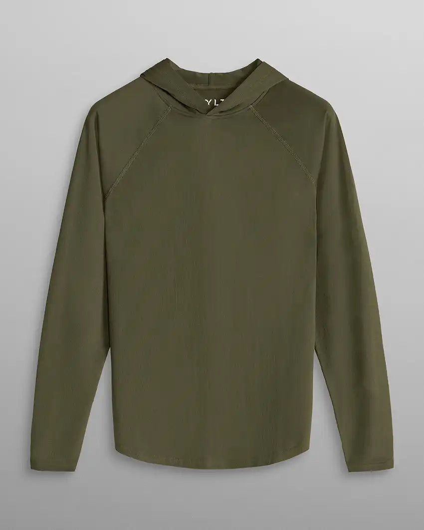 Adaptive Micro Waffle Hooded Drop-Cut