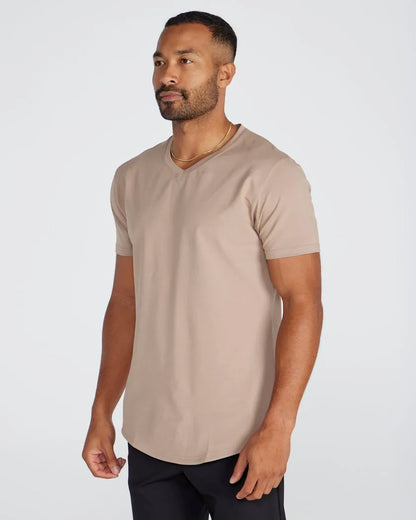 Drop-Cut V-Neck: LUX
