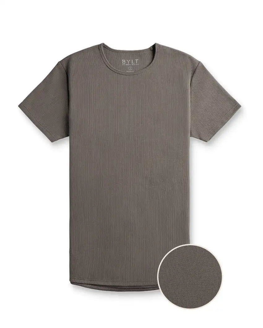 Thermal Short Sleeve Drop-Cut