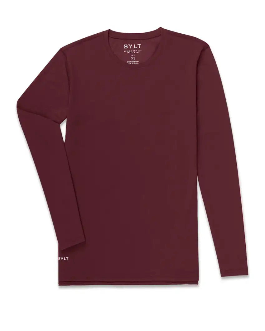Long Sleeve: BYLT Signature Split Hem