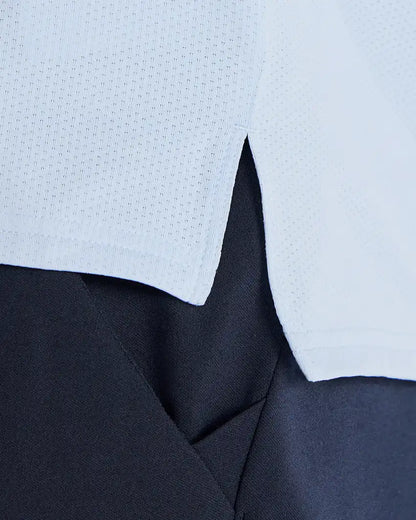 Pulse Long Sleeve Split-Hem Polo